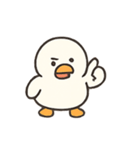 まるまる白アヒルのきもちパック（個別スタンプ：18）