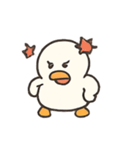 まるまる白アヒルのきもちパック（個別スタンプ：19）