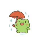 雨かえるピッピの気分天気図（個別スタンプ：1）