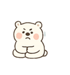 暑がり白くまブーのあせあせ日記（個別スタンプ：4）