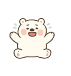 暑がり白くまブーのあせあせ日記（個別スタンプ：11）