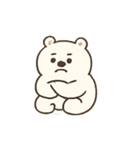 暑がり白くまブーのあせあせ日記（個別スタンプ：20）