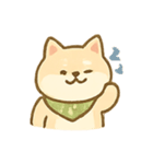 バンダナ柴犬の毎日感情パック（個別スタンプ：3）