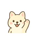 まろやか柴犬の毎日リアクション（個別スタンプ：3）