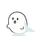 びびりゴーストQBOOのドタバタ日常（個別スタンプ：7）