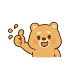 まるまるくまちゃん毎日エモート（個別スタンプ：4）