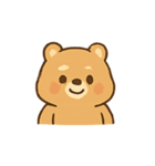 まるまるくまちゃん毎日エモート（個別スタンプ：6）