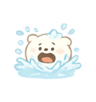 バブルくまボビのふろタイム（個別スタンプ：4）