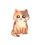 三毛猫フワフワの日常（個別スタンプ：9）