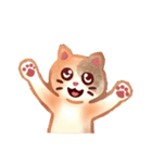 三毛猫フワフワの日常（個別スタンプ：11）