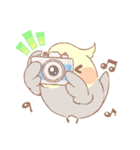 オカメdeフォトデコ（個別スタンプ：2）