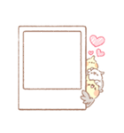 オカメdeフォトデコ（個別スタンプ：3）