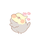 オカメdeフォトデコ（個別スタンプ：12）
