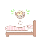 オカメdeフォトデコ（個別スタンプ：14）
