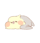 オカメdeフォトデコ（個別スタンプ：15）