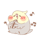 オカメdeフォトデコ（個別スタンプ：17）