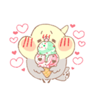 オカメdeフォトデコ（個別スタンプ：18）