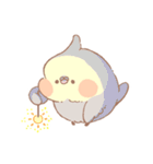 オカメdeフォトデコ（個別スタンプ：24）