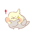オカメdeフォトデコ（個別スタンプ：35）