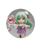 ジャンプ精霊ちゃんカプセルトイ(丸型)（個別スタンプ：2）