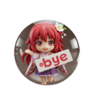 ジャンプ精霊ちゃんカプセルトイ(丸型)（個別スタンプ：7）