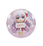 ジャンプ精霊ちゃんカプセルトイ(丸型)（個別スタンプ：8）