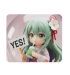 のむのむ精霊みなみちゃんカプセルトイ2（個別スタンプ：1）