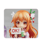のむのむ精霊みなみちゃんカプセルトイ2（個別スタンプ：5）