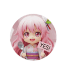 スプーンみなみちゃんカプセルトイ(丸型)（個別スタンプ：1）