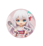 スプーンみなみちゃんカプセルトイ(丸型)（個別スタンプ：2）