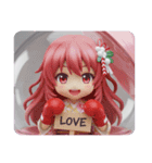 ボクシングみなみちゃんカプセル(四角型)（個別スタンプ：5）