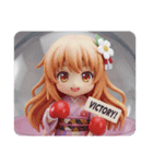 ボクシングみなみちゃんカプセル(四角型)（個別スタンプ：7）