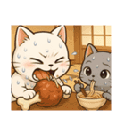 またまた！猫さんスタンプ（個別スタンプ：3）