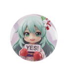 ボクシングみなみちゃん(丸型)（個別スタンプ：1）