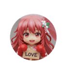ボクシングみなみちゃん(丸型)（個別スタンプ：5）