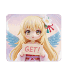 青い翼の精霊みなみちゃんカプセルトイ（個別スタンプ：2）