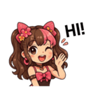 お菓子好きな女の子（個別スタンプ：7）