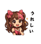 お菓子好きな女の子（個別スタンプ：8）