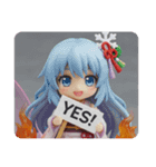 心を燃やすファイヤー精霊みなみちゃん（個別スタンプ：3）