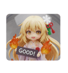 心を燃やすファイヤー精霊みなみちゃん（個別スタンプ：5）