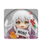 心を燃やすファイヤー精霊みなみちゃん（個別スタンプ：8）
