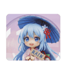 和傘の精霊みなみちゃんカプセルトイ（個別スタンプ：1）