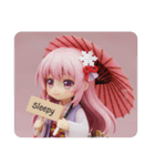 和傘の精霊みなみちゃんカプセルトイ（個別スタンプ：3）