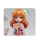 和傘の精霊みなみちゃんカプセルトイ（個別スタンプ：8）