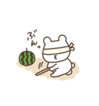 夏のしろくまさんだよ〈新版〉（個別スタンプ：5）