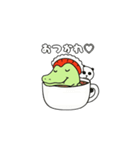 ワニシャン＆パンダシャンのほっこり日常（個別スタンプ：2）