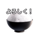 【おしゃべり用】白飯（個別スタンプ：1）