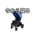 【おしゃべり用】ベビーカー（個別スタンプ：34）