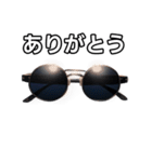 【おしゃべり用】丸サングラス（個別スタンプ：3）