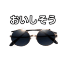 【おしゃべり用】丸サングラス（個別スタンプ：40）